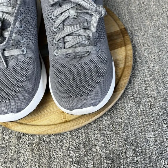 Kizik Lima Knit Womens Size 8.5 Wide Gray Athletic Shoe Mesh Lace Up Sneaker GUC - Picture 8 of 12